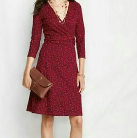 lands end wrap dress